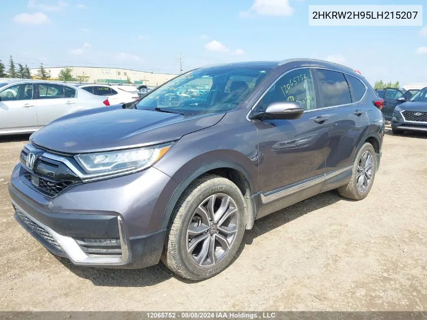 2020 Honda Cr-V Touring VIN: 2HKRW2H95LH215207 Lot: 12065752