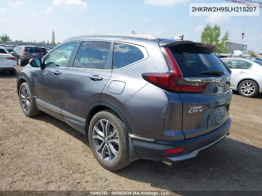 2020 Honda Cr-V Touring VIN: 2HKRW2H95LH215207 Lot: 12065752