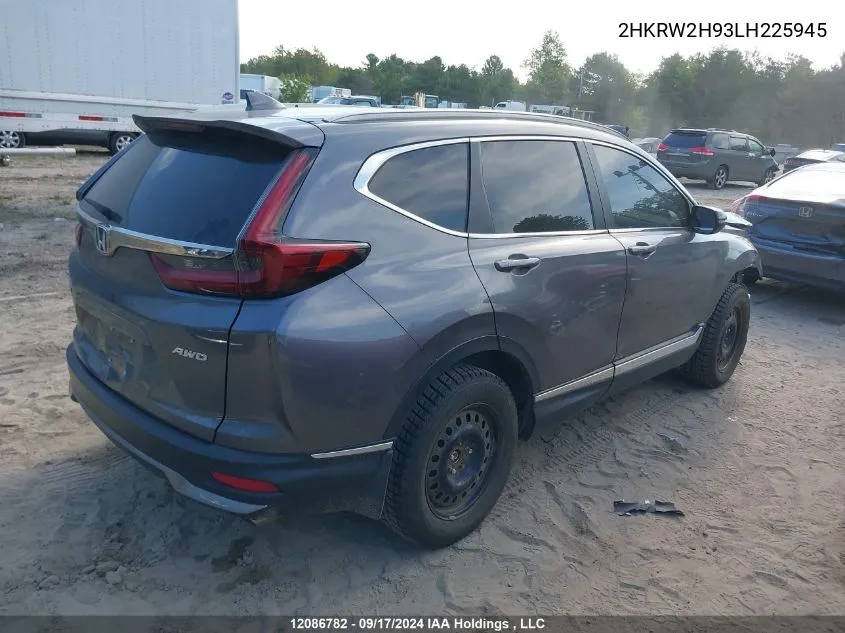 2020 Honda Cr-V VIN: 2HKRW2H93LH225945 Lot: 12086782