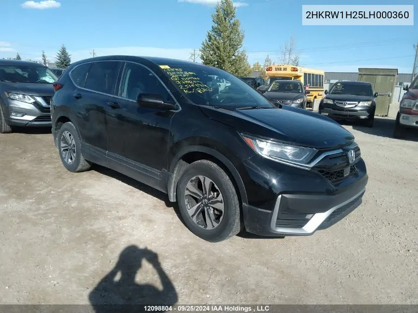 2020 Honda Cr-V VIN: 2HKRW1H25LH000360 Lot: 12098804