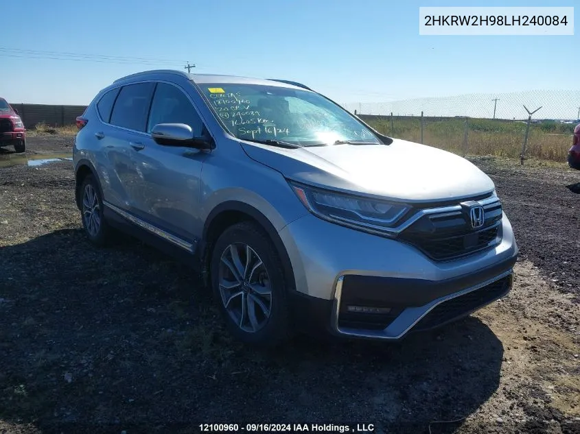 2020 Honda Cr-V VIN: 2HKRW2H98LH240084 Lot: 12100960