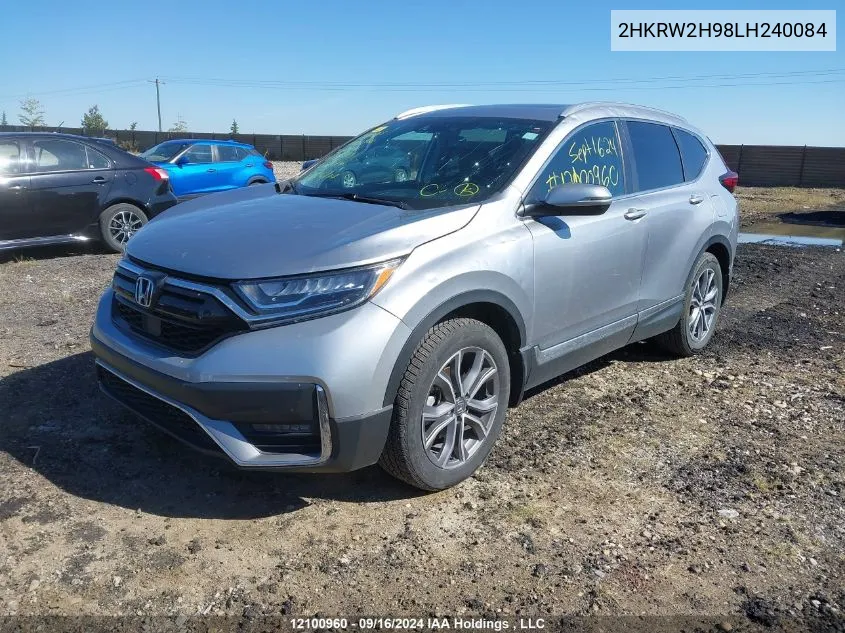 2020 Honda Cr-V VIN: 2HKRW2H98LH240084 Lot: 12100960