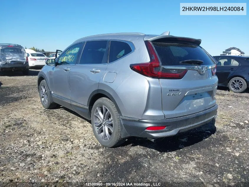 2020 Honda Cr-V VIN: 2HKRW2H98LH240084 Lot: 12100960