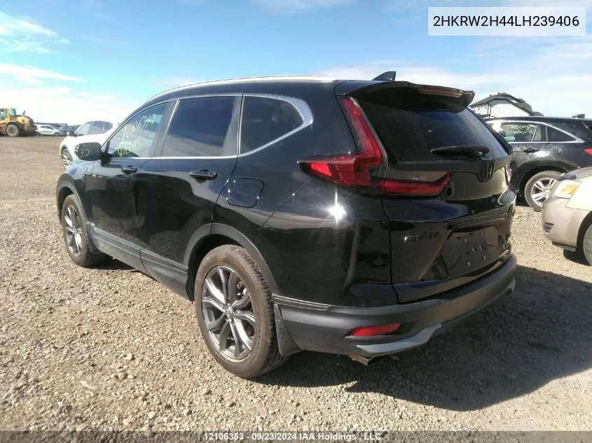 2020 Honda Cr-V VIN: 2HKRW2H44LH239406 Lot: 12106353