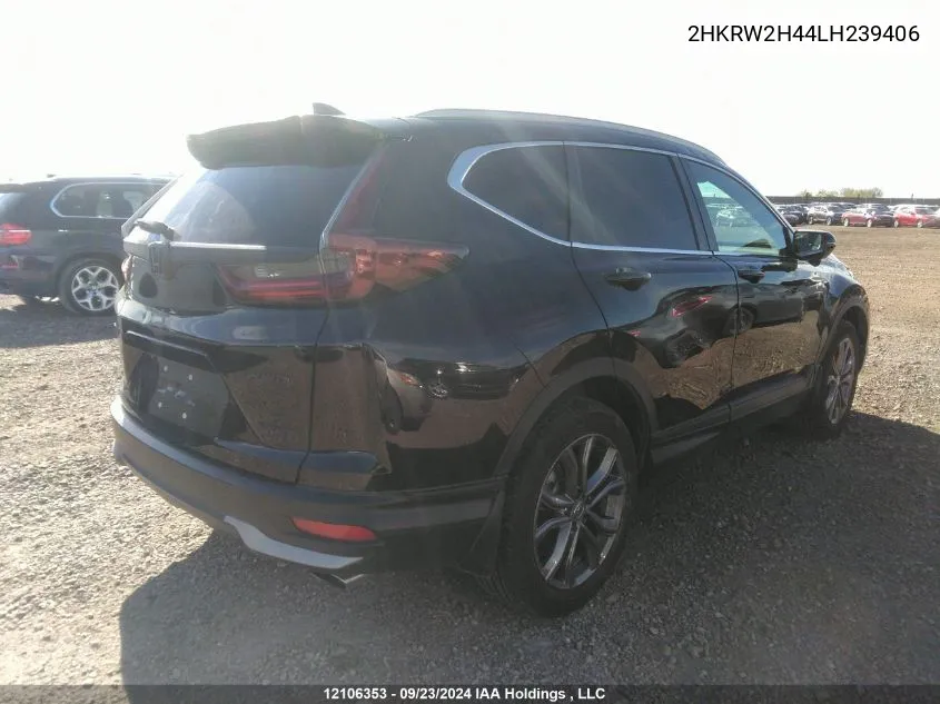 2020 Honda Cr-V VIN: 2HKRW2H44LH239406 Lot: 12106353