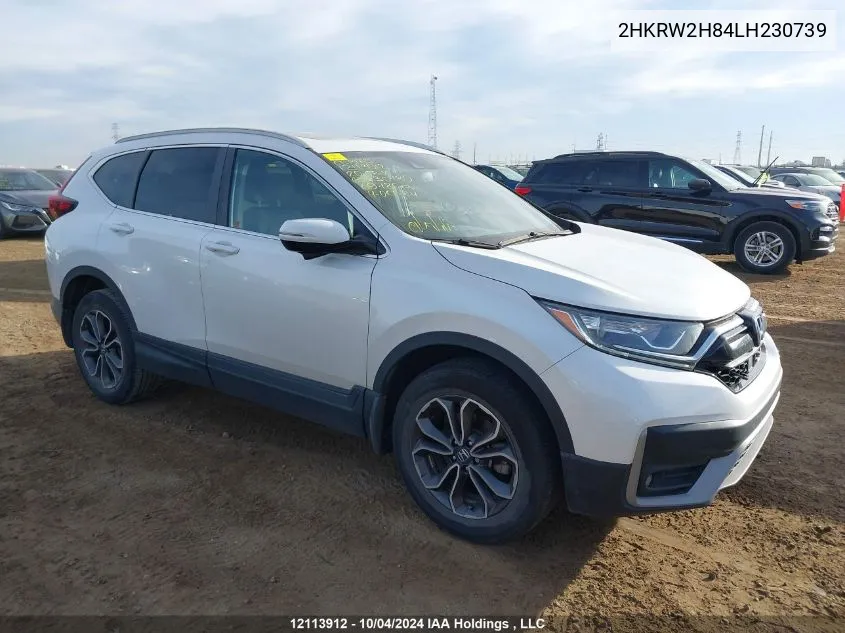 2020 Honda Cr-V Exl VIN: 2HKRW2H84LH230739 Lot: 12113912