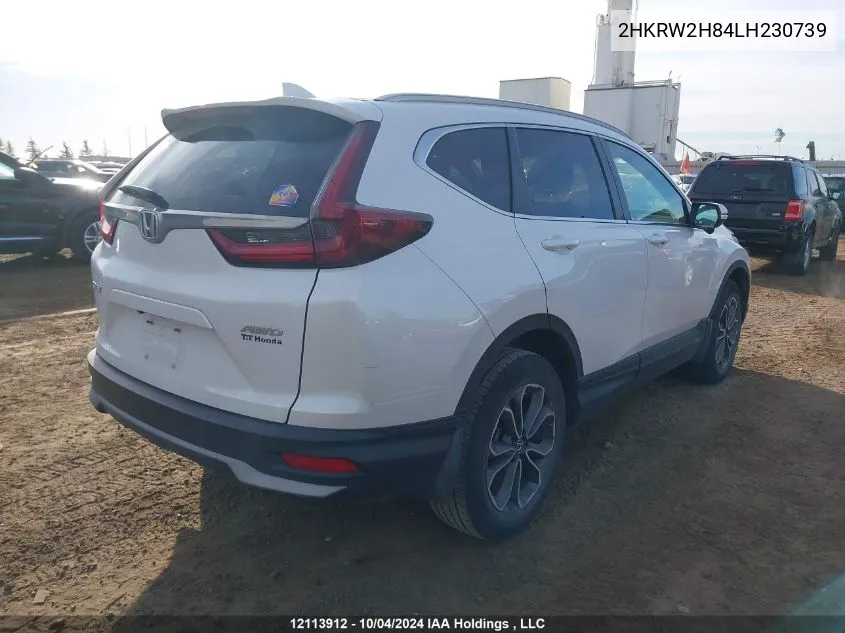 2020 Honda Cr-V Exl VIN: 2HKRW2H84LH230739 Lot: 12113912