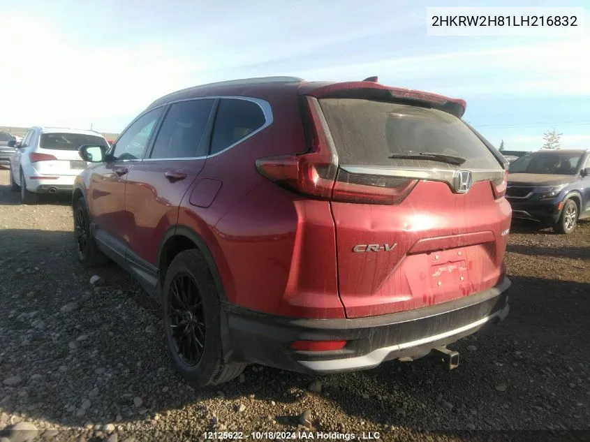 2020 Honda Cr-V VIN: 2HKRW2H81LH216832 Lot: 12125622