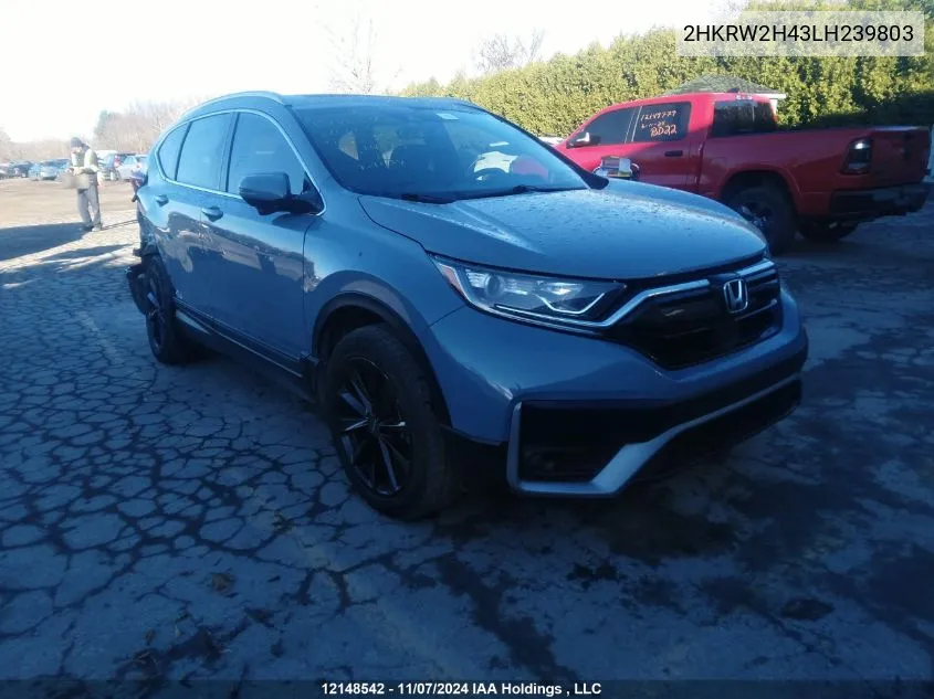 2020 Honda Cr-V VIN: 2HKRW2H43LH239803 Lot: 12148542