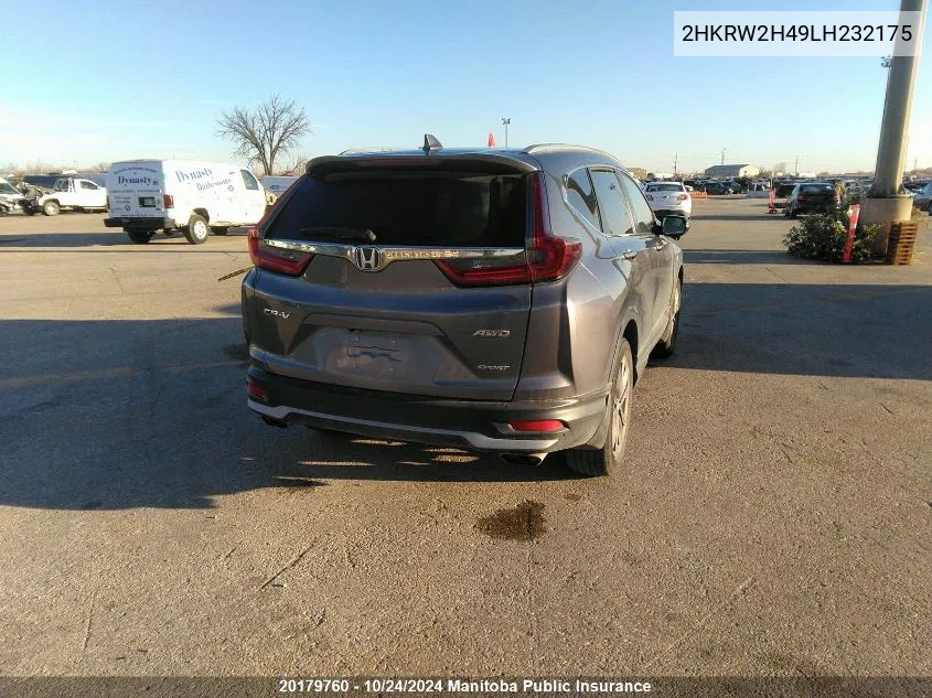 2020 Honda Cr-V Sport VIN: 2HKRW2H49LH232175 Lot: 20179760