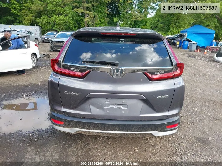 2020 Honda Cr-V Awd Ex-L VIN: 2HKRW2H88LH607587 Lot: 39456266