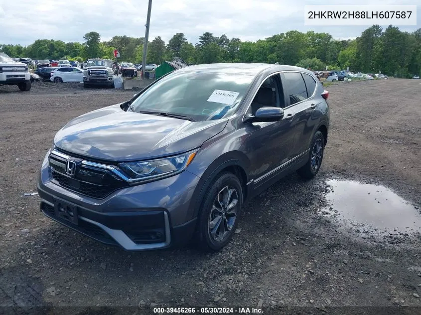 2020 Honda Cr-V Awd Ex-L VIN: 2HKRW2H88LH607587 Lot: 39456266