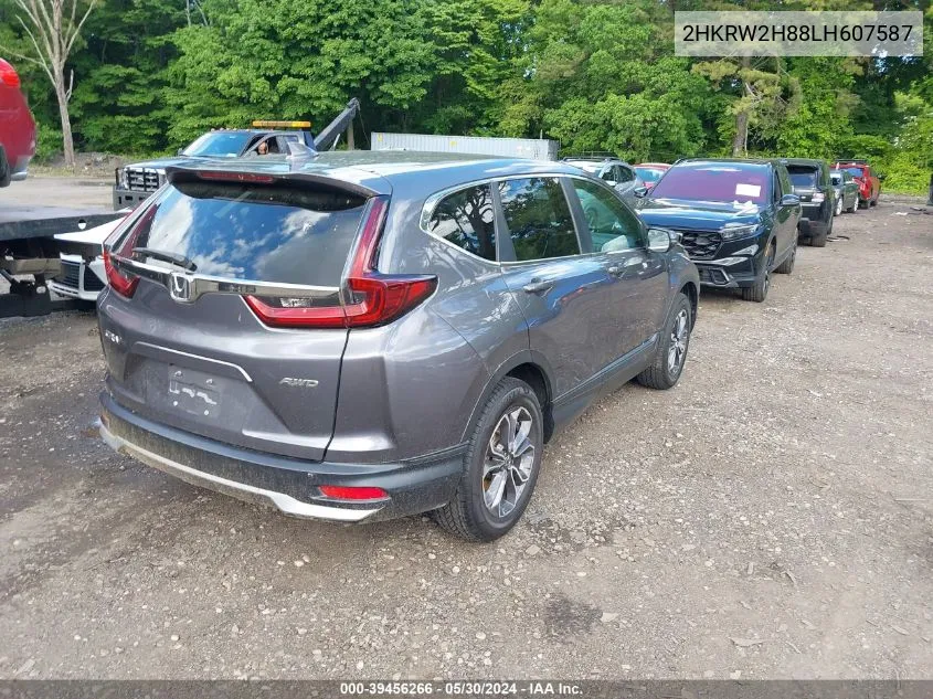 2020 Honda Cr-V Awd Ex-L VIN: 2HKRW2H88LH607587 Lot: 39456266