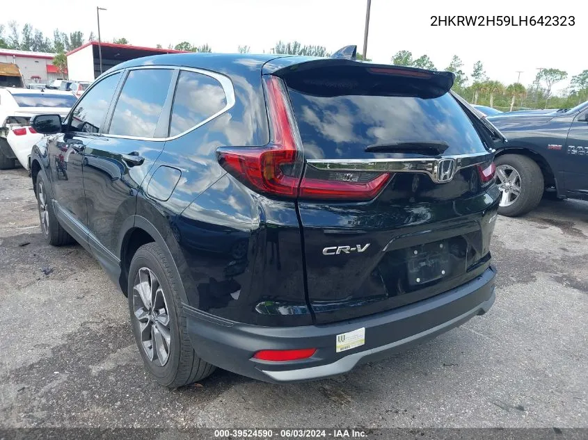 2020 Honda Cr-V Awd Ex VIN: 2HKRW2H59LH642323 Lot: 39524590