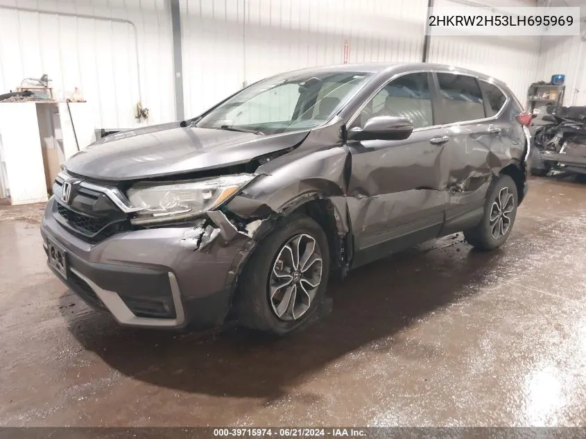 2HKRW2H53LH695969 2020 Honda Cr-V Awd Ex