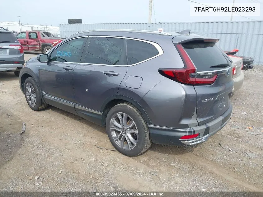 2020 Honda Cr-V Touring VIN: 7FART6H92LE023293 Lot: 39823455