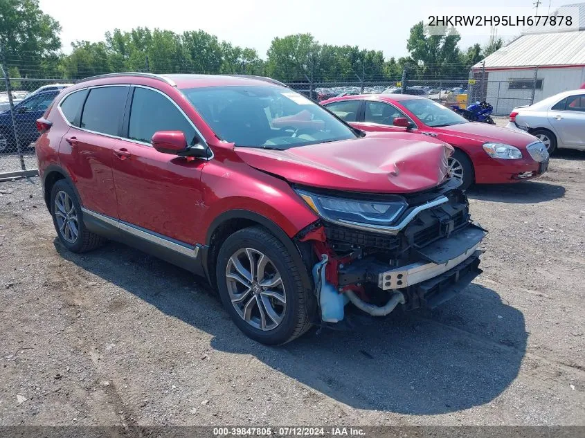 2020 Honda Cr-V Awd Touring VIN: 2HKRW2H95LH677878 Lot: 39847805