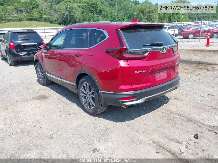 2020 Honda Cr-V Awd Touring VIN: 2HKRW2H95LH677878 Lot: 39847805