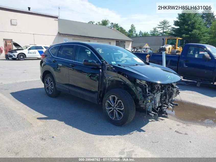 2020 Honda Cr-V Awd Ex-L VIN: 2HKRW2H85LH631006 Lot: 39848762