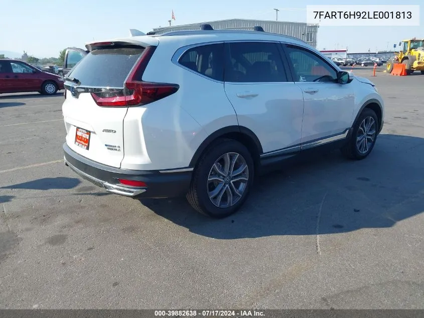 2020 Honda Cr-V Hybrid Touring VIN: 7FART6H92LE001813 Lot: 39882638