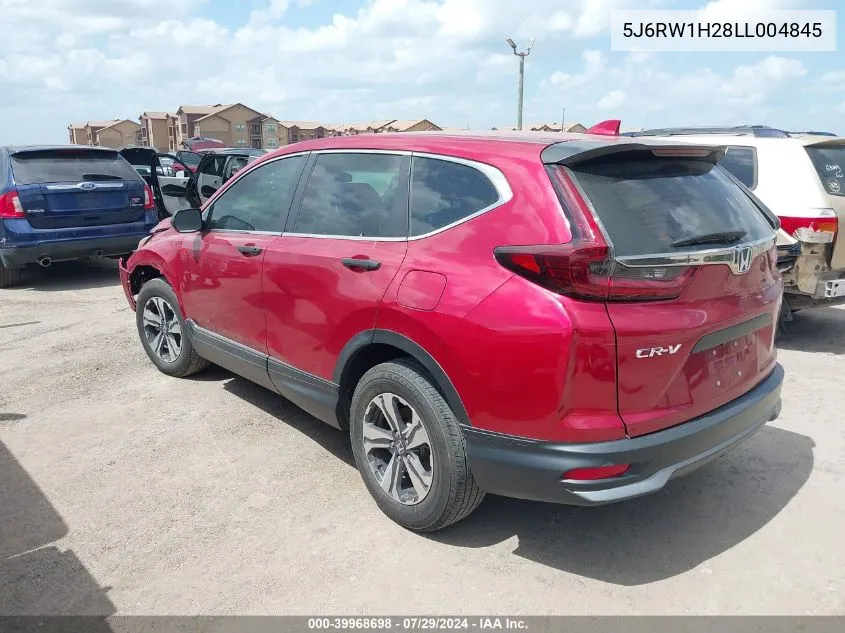 2020 Honda Cr-V 2Wd Lx VIN: 5J6RW1H28LL004845 Lot: 39968698