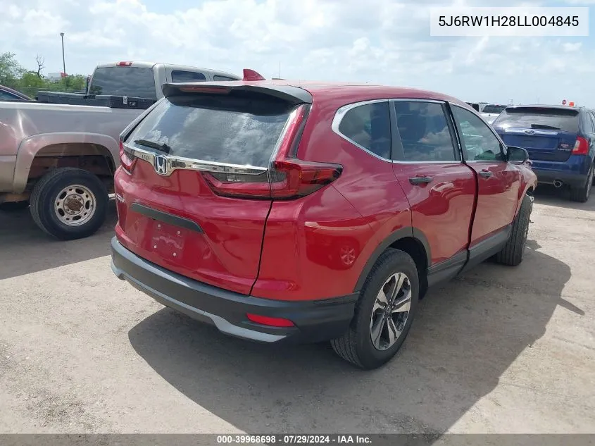 2020 Honda Cr-V 2Wd Lx VIN: 5J6RW1H28LL004845 Lot: 39968698