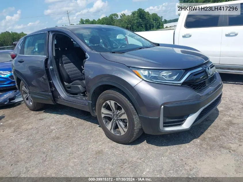 2020 Honda Cr-V 2Wd Lx VIN: 2HKRW1H23LH417296 Lot: 39975372