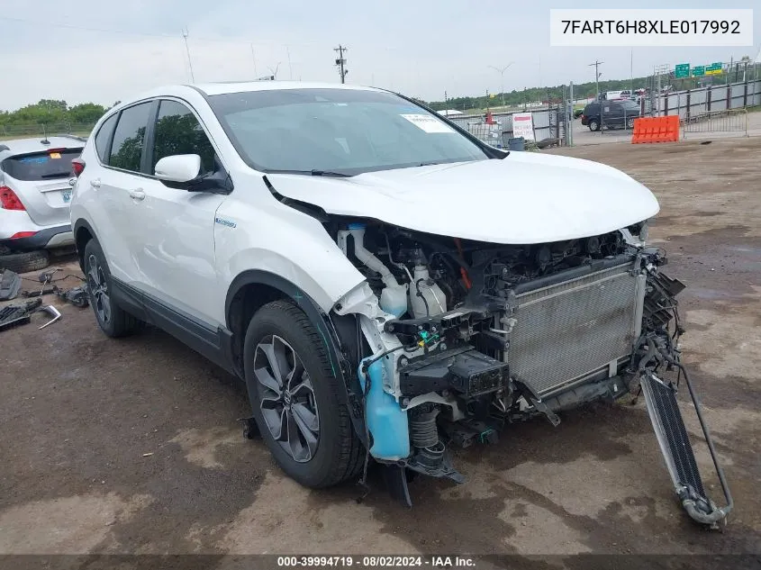 7FART6H8XLE017992 2020 Honda Cr-V Hybrid Ex-L