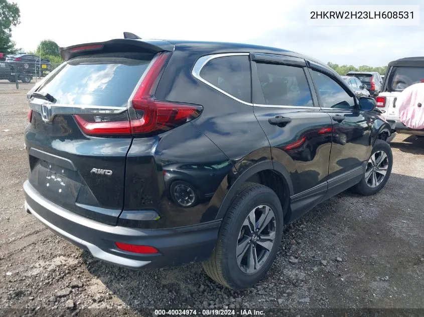 2HKRW2H23LH608531 2020 Honda Cr-V Awd Lx