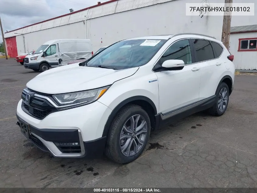 2020 Honda Cr-V Hybrid Touring VIN: 7FART6H9XLE018102 Lot: 40103115