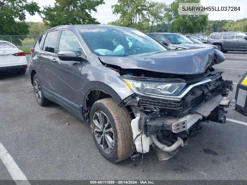 2020 Honda Cr-V Awd Ex VIN: 5J6RW2H55LL037284 Lot: 40111859