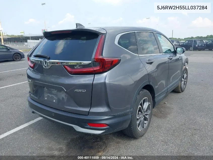 2020 Honda Cr-V Awd Ex VIN: 5J6RW2H55LL037284 Lot: 40111859