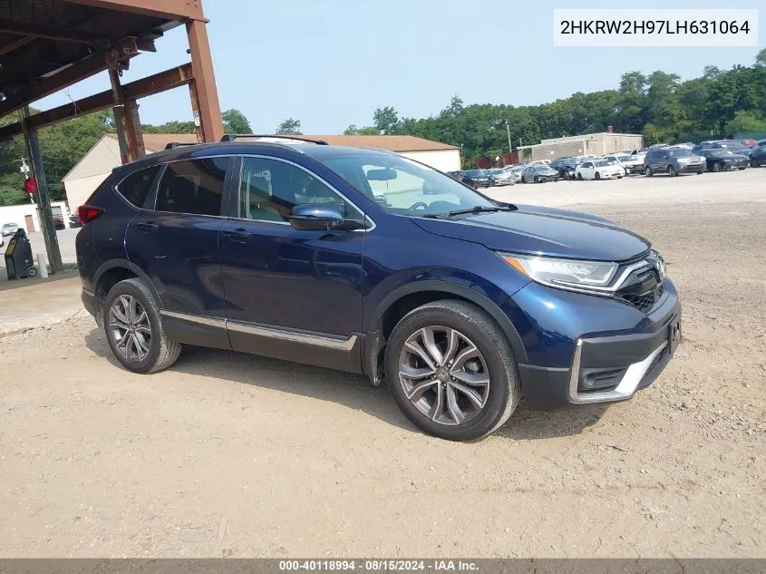 2020 Honda Cr-V Awd Touring VIN: 2HKRW2H97LH631064 Lot: 40118994