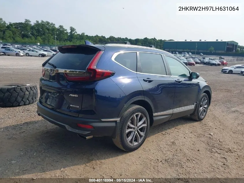 2HKRW2H97LH631064 2020 Honda Cr-V Awd Touring