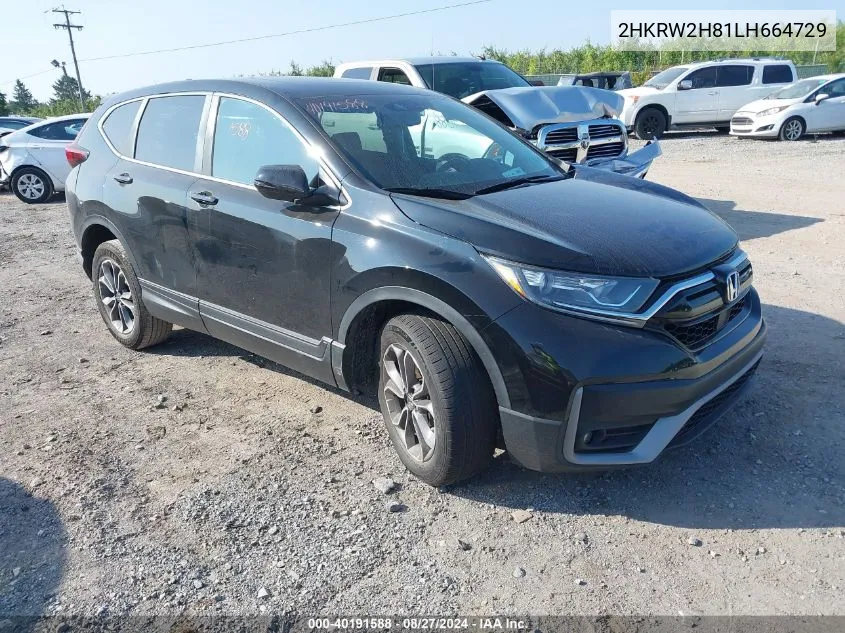 2HKRW2H81LH664729 2020 Honda Cr-V Awd Ex-L