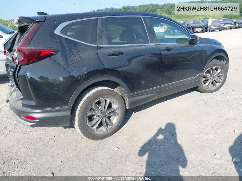 2HKRW2H81LH664729 2020 Honda Cr-V Awd Ex-L