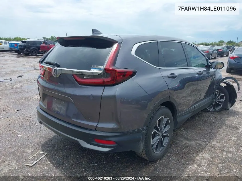 2020 Honda Cr-V 2Wd Ex-L VIN: 7FARW1H84LE011096 Lot: 40210263