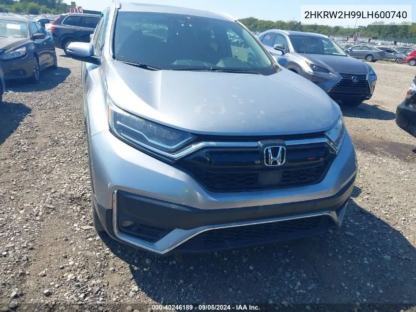 2HKRW2H99LH600740 2020 Honda Cr-V Awd Touring