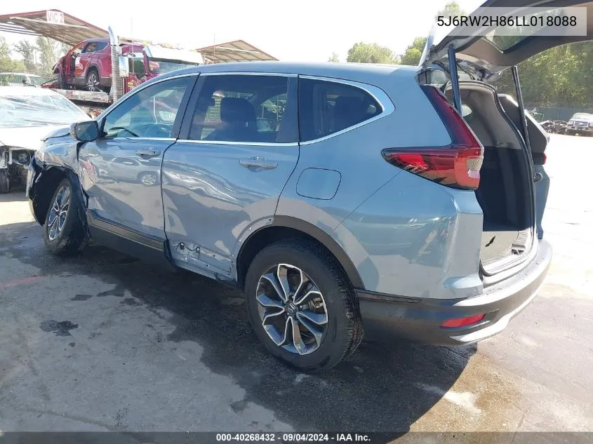 2020 Honda Cr-V Awd Ex-L VIN: 5J6RW2H86LL018088 Lot: 40268432