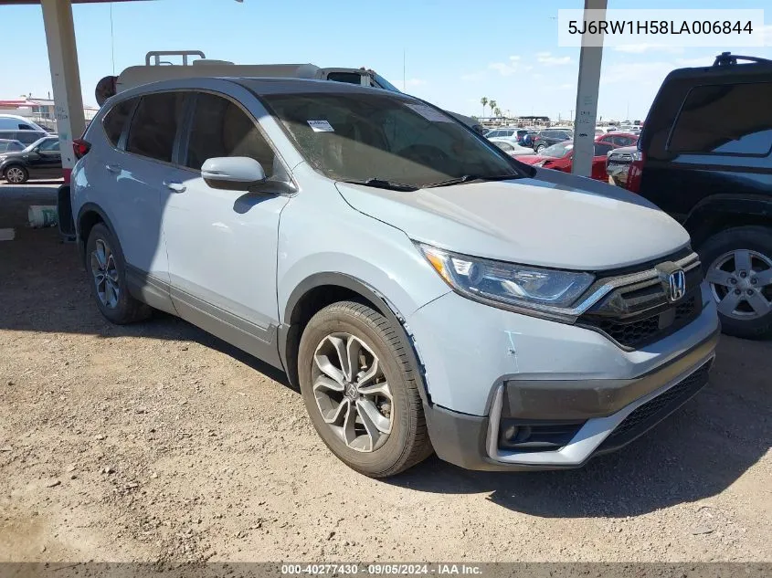 2020 Honda Cr-V 2Wd Ex VIN: 5J6RW1H58LA006844 Lot: 40277430