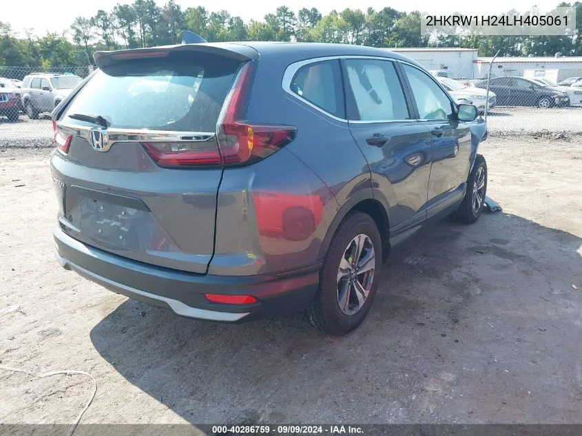 2020 Honda Cr-V 2Wd Lx VIN: 2HKRW1H24LH405061 Lot: 40286759