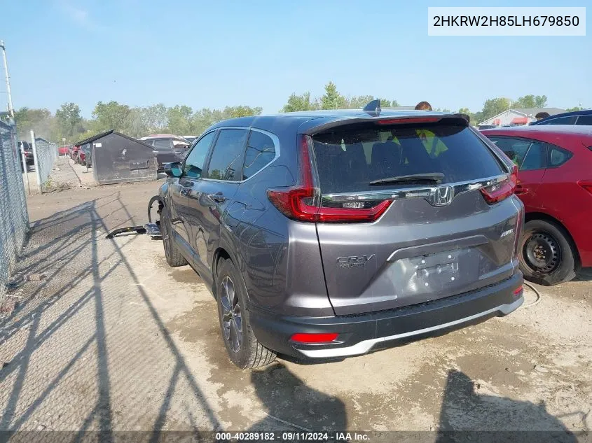 2HKRW2H85LH679850 2020 Honda Cr-V Awd Ex-L