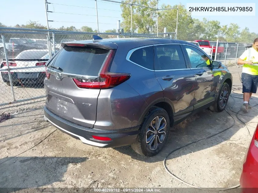 2020 Honda Cr-V Awd Ex-L VIN: 2HKRW2H85LH679850 Lot: 40289182