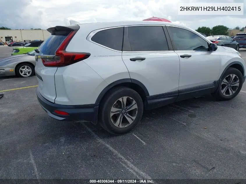 2HKRW1H29LH402415 2020 Honda Cr-V 2Wd Lx