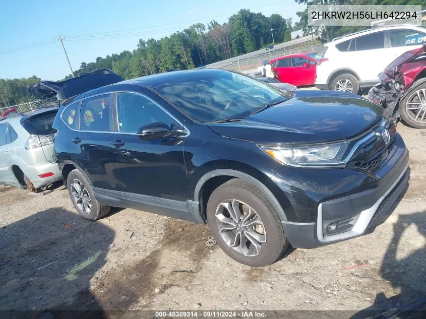 2020 Honda Cr-V Awd Ex VIN: 2HKRW2H56LH642294 Lot: 40309314