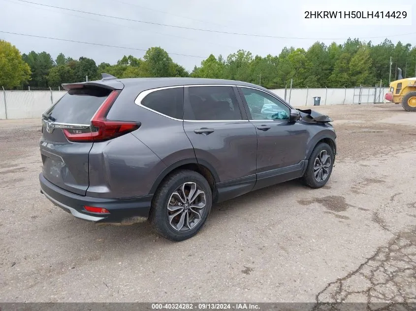 2020 Honda Cr-V 2Wd Ex VIN: 2HKRW1H50LH414429 Lot: 40324282