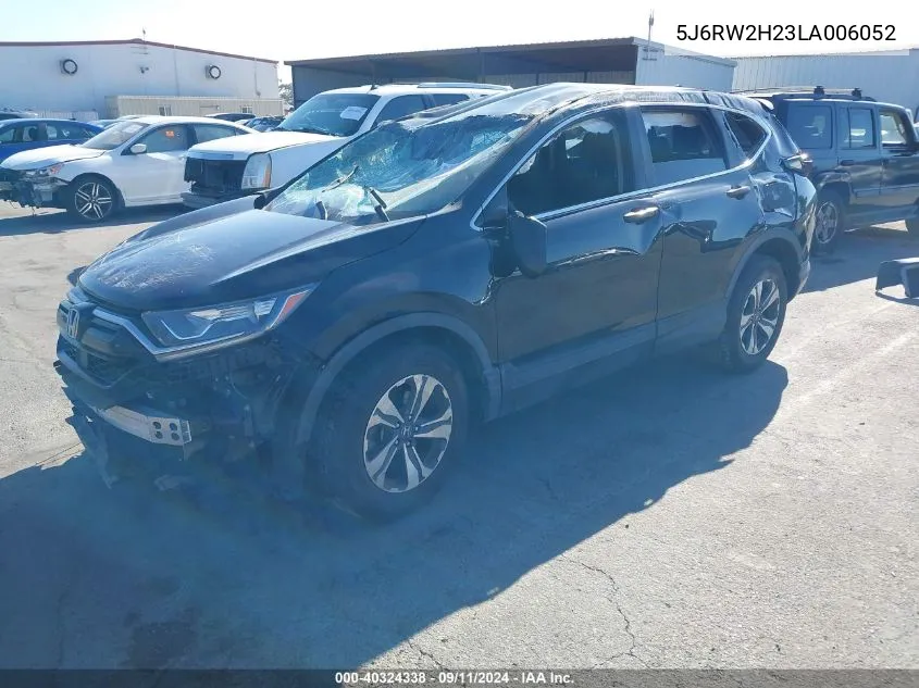 2020 Honda Cr-V Awd Lx VIN: 5J6RW2H23LA006052 Lot: 40324338