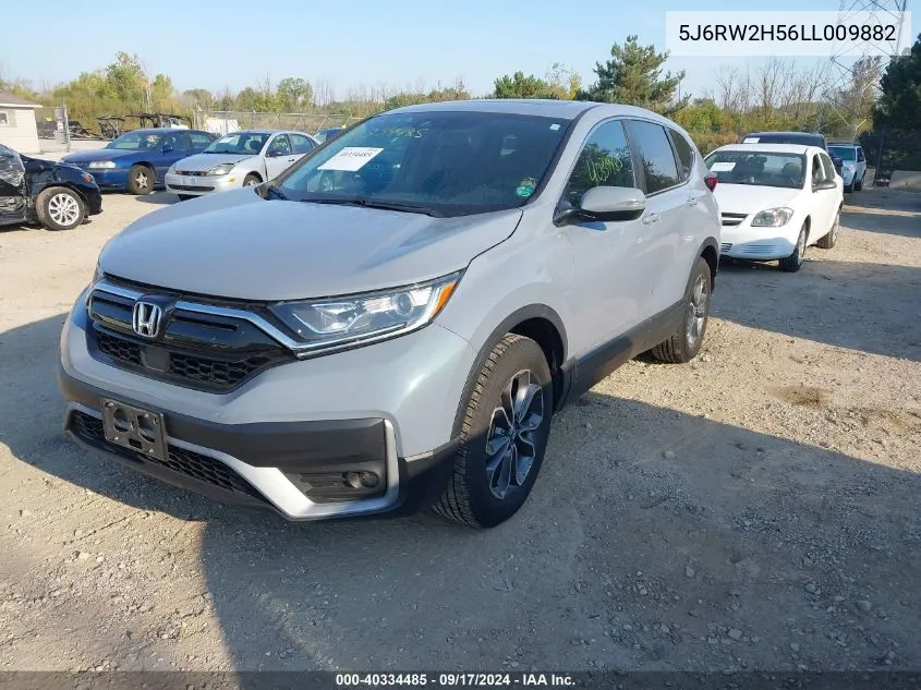 2020 Honda Cr-V Awd Ex VIN: 5J6RW2H56LL009882 Lot: 40334485