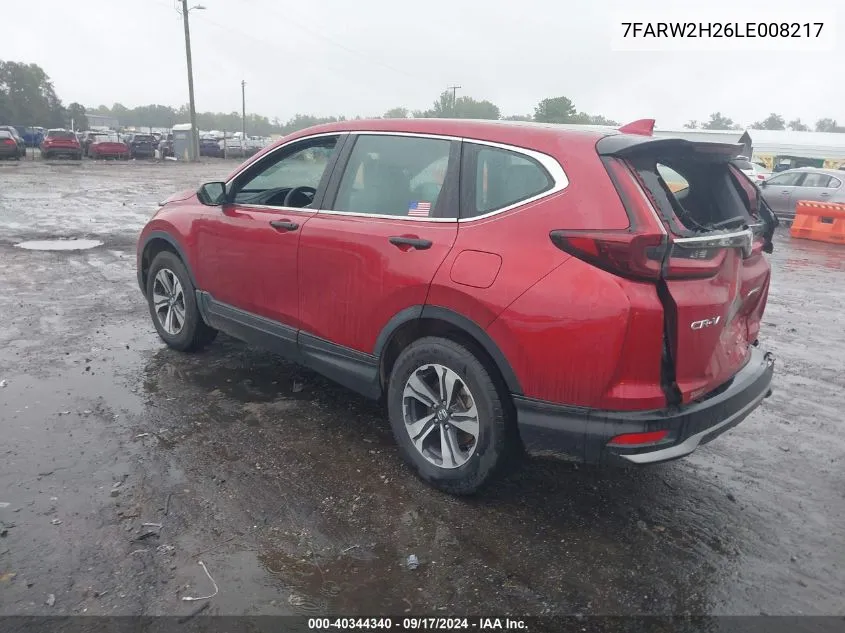 7FARW2H26LE008217 2020 Honda Cr-V Awd Lx