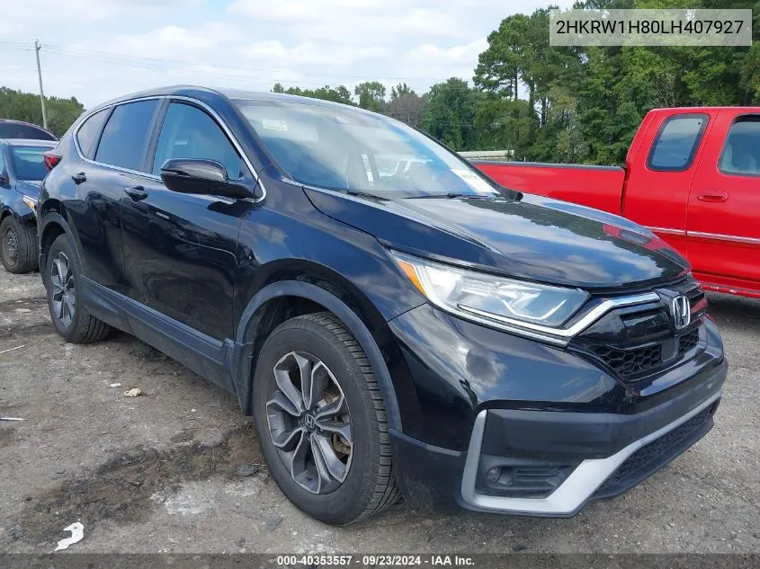 2020 Honda Cr-V 2Wd Ex-L VIN: 2HKRW1H80LH407927 Lot: 40353557